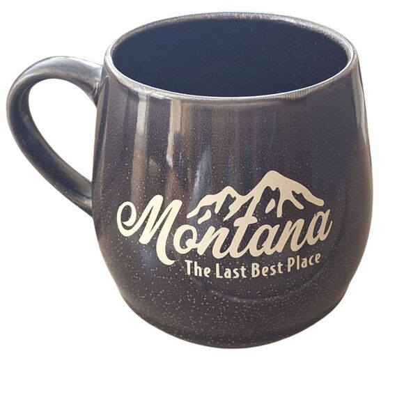 Montana The Last Best Place 18 oz Fresco Camper Mug Glaze Finish Ceramic - Picture 2 of 16